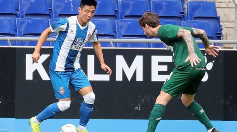 西班牙人队内赛武磊飚速破门 主帅曝感染新冠球员仍未完全恢复