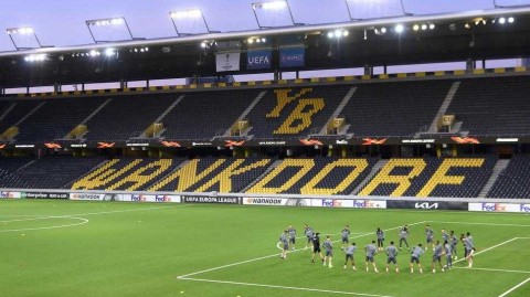 欧联杯激战前夜，勒沃库森瑞士伯尔尼最后一练