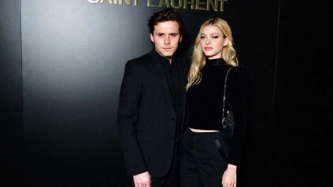 碧咸长子布鲁克林与好莱坞名媛妮可拉·佩尔茨的浪漫爱情长跑终迎盛典