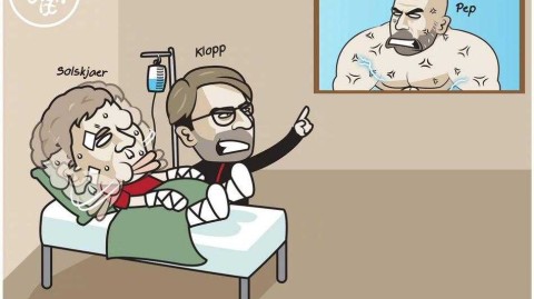 漫画英超：红魔惨案创耻辱纪录，渣叔抢戏乐翻天