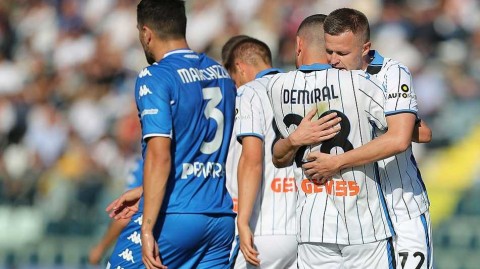 意甲焦点：亚特兰大客场四球大胜恩波利 伊利契奇梅开二度闪耀全场