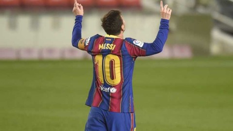 永恒传奇：梅西连续十二载联赛进球跨过二十五载大关