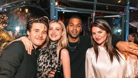 布鲁克林·贝克汉姆廿一岁成人礼 腕间四十万壕表抢镜 与爱侣妮可拉甜蜜相拥