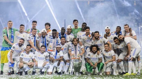 皇家马德里第十四次欧洲冠军庆典全城沸腾