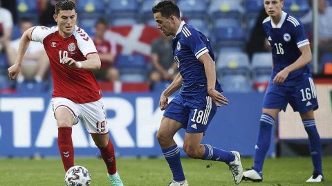 哥本哈根阳光下的进球盛宴：丹麦队用两记头槌完美演练欧洲杯攻略