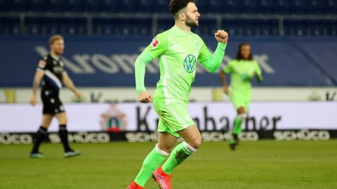 德甲第22轮：狼堡客场三球完胜，比勒菲尔德主场饮恨