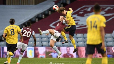 维拉公园的惊雷：特雷泽盖一击制胜，阿森纳英超客场落败