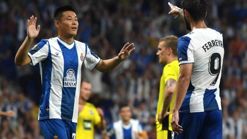 武磊替补制造进球 西班牙人欧联杯主场四球大胜