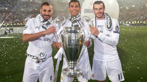 本泽马晒照追忆皇马BBC组合 五年联袂轰入442球勇夺13冠