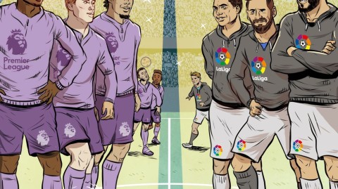 英超全明星硬撼西甲全明星：技术流与身体流的巅峰对话，谁主沉浮？