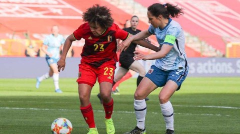 布鲁塞尔雨夜，北欧海风卷走红焰：比利时女足友谊赛0比2不敌挪威