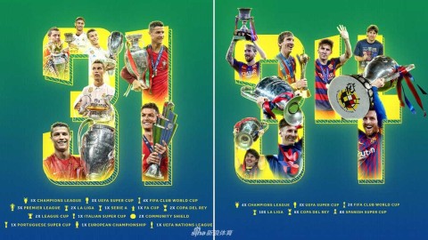 冠军收割机：足坛现役四大传奇的荣耀之路