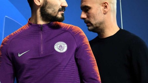 瓜迪奥拉欧冠发布会再献表情包 曼城备战沙尔克04次回合