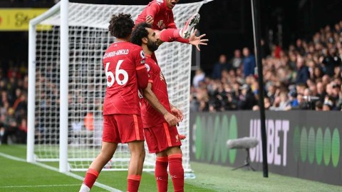 利物浦客场五球狂胜沃特福德，红箭三侠联袂上演进球盛宴