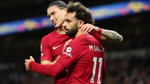 英超双雄对决利物浦客场险胜热刺 萨拉赫两球闪耀凯恩挽回颜面