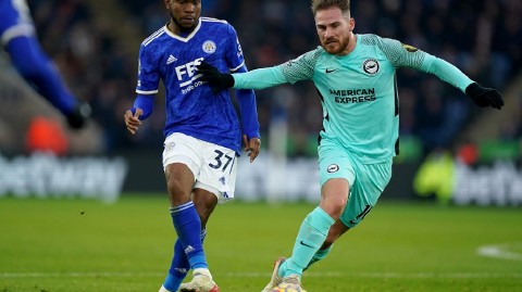 英超激战补时绝平 莱斯特城与布莱顿握手言和