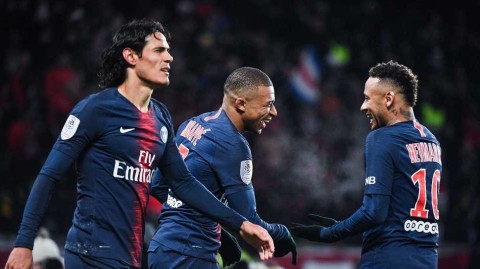 巴黎圣日耳曼主场狂胜甘冈，九球盛宴创造法甲经典