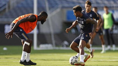 皇马美国备战友谊赛训练图集