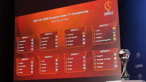 瑞士举行U欧冠青年之战抽签仪式光影记录