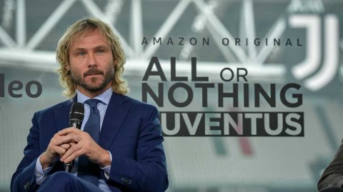 内德维德领衔亮相都灵 尤文图斯亚马逊纪录片首映发布会直击