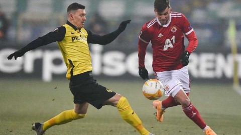 欧联杯雾中鏖战 索菲亚中央陆军主场一球憾负年轻人