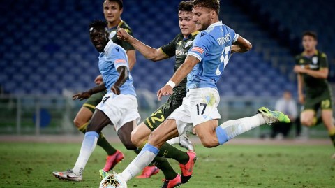 蓝鹰翱翔！因莫比莱登顶欧洲金靴 拉齐奥主场完胜布雷西亚