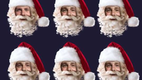 圣诞老人大乱斗：巴萨球星隐藏其中，你能找出不同吗？