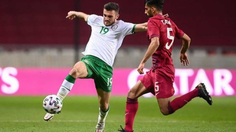 世预赛欧洲区A组的一场练兵：卡塔尔与爱尔兰在匈牙利激战成和