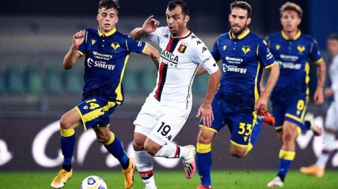 意甲风云夜：维罗纳狂攻无果，热那亚众志成城抢下一分