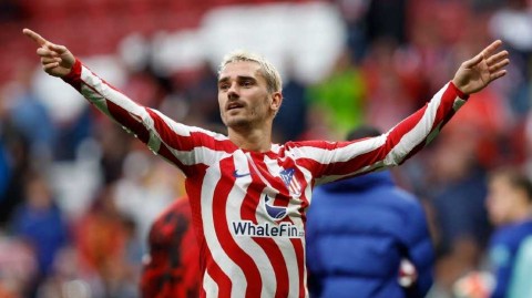 格列兹曼传射建功马竞力擒皇家社会锁欧冠资格