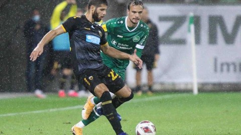 瑞士夜空下的希腊悲歌：圣加仑主场憾负雅典AEK一刻