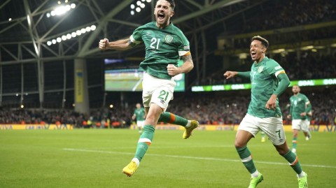 绿茵终场绝杀记 爱尔兰力克亚美尼亚保级成功