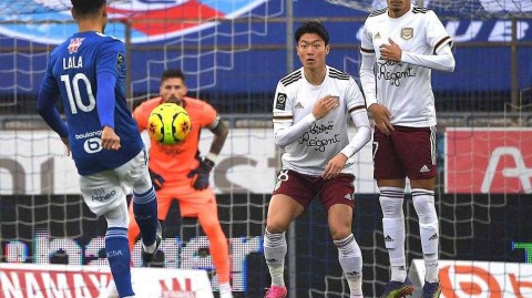 法甲冬日战报：斯特拉斯堡主场雪战不敌波尔多