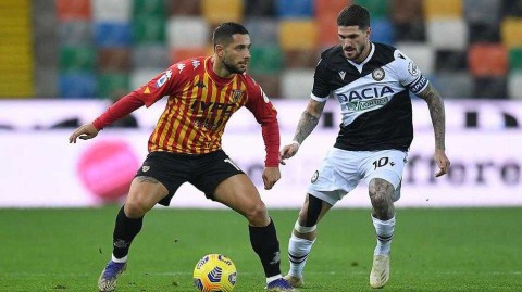 弗留利球场寒夜被破，因扎吉率贝内文托客场掀翻乌迪内斯