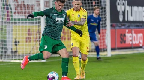 德甲第二十六轮：弗赖堡主场战胜奥格斯堡，林哈特与绍洛伊闪耀欧洲公园球场