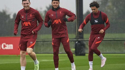 烽火再燃马德里 利物浦训练场挥汗静待欧冠复仇之战