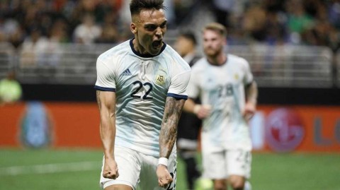 热身赛劳塔罗上演帽子戏法 阿根廷四球大胜墨西哥