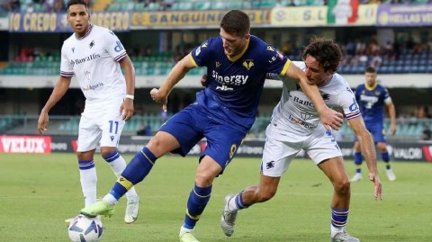 维罗纳逆转桑普多利亚 本特戈蒂球场见证赛季首胜