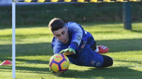 抗命风波后首度亮相 凯帕回归训练备战北伦敦德比