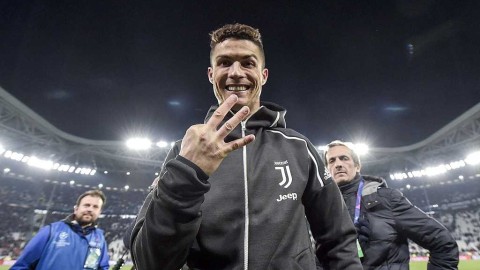 欧冠史诗逆转夜：C罗头槌戴帽征服安联，霸气回应西蒙尼