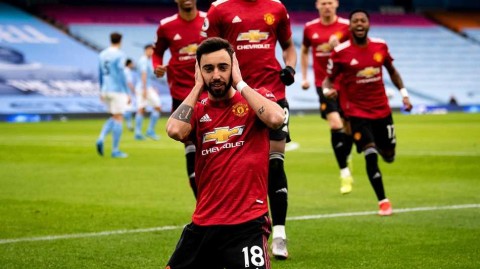 曼市德比红魔破金身，蓝月二十一连胜戛然而止