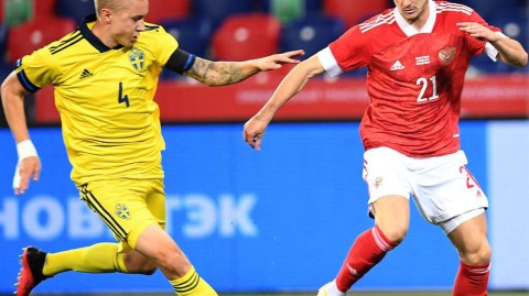 莫斯科寒夜中的北欧闪电：俄罗斯队友谊赛憾负瑞典