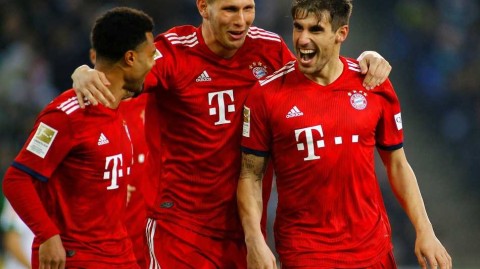 普鲁士公园雨夜狂欢，拜仁慕尼黑客场五球大胜门兴