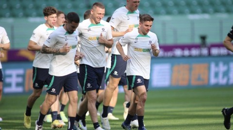 袋鼠军团兵临工体 澳大利亚队赛前踩场蓄势待发