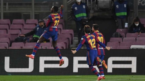 登贝莱补时绝杀，诺坎普沸腾！巴萨1-0险胜巴拉多利德