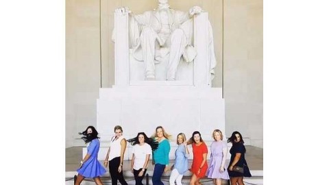 索尔海姆杯女子高尔夫冠军队白宫行记