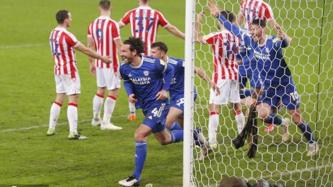 英冠焦点战：加的夫城客场逆转斯托克城，队长莫里森戏剧性救赎