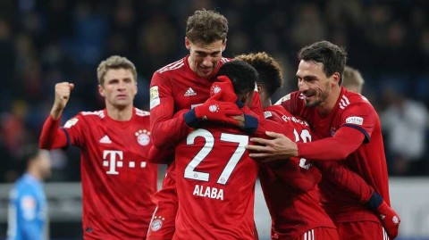 德甲天王山之战：拜仁慕尼黑客胜霍芬海姆，戈雷茨卡双响定乾坤