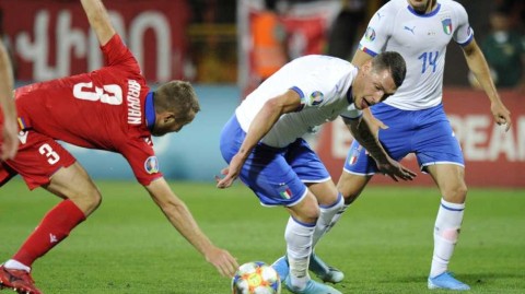 欧预赛蓝衣军团客场逆转 意大利三球完胜亚美尼亚