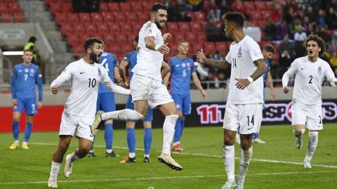 欧国联冷门之战：阿塞拜疆客场力克斯洛伐克